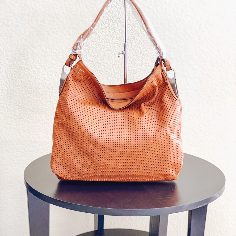 Textured Hobo Handbag - Picture 2 of 2